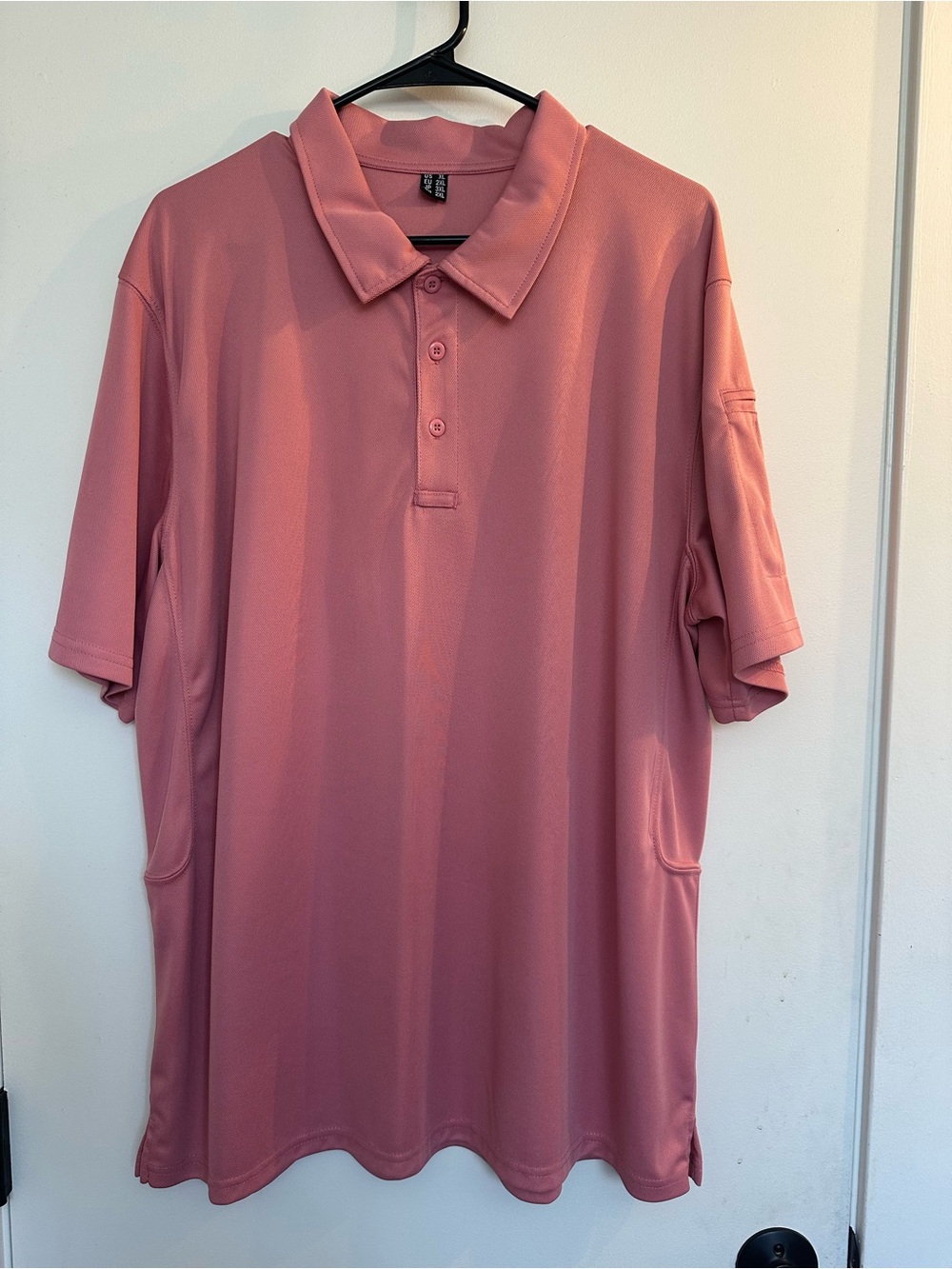 Men's Performance Polo Shirt - Dusty Rose